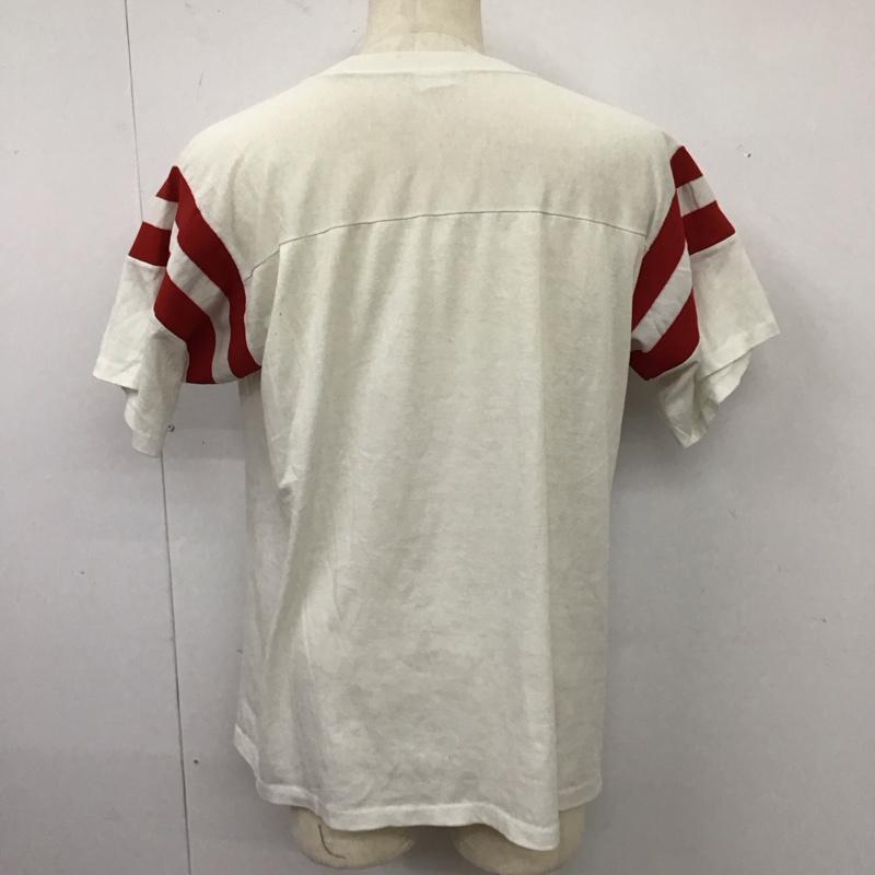 古着 USED Tシャツ 半袖 BULLDOGS ブルドッグ プリント ロゴ、文字 白 / ホワイト / X 赤 / レッド /  メンズ USED 古着 中古 10115703