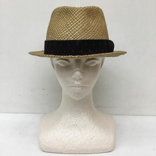 アールジェイビー R.J.B 帽子 ハット ストローハット FREE 無地 ベージュ / ベージュ /  メンズ USED 古着 中古 10134017