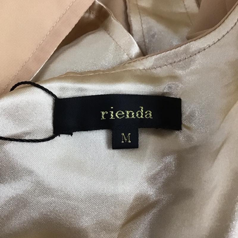 リエンダ rienda ワンピース ミニスカート M 無地 ベージュ / ベージュ /  レディース USED 古着 中古 10113793