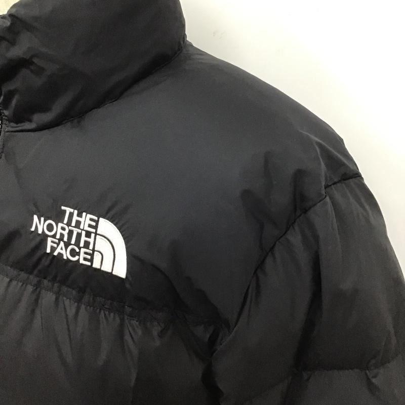 ザノースフェイス THE NORTH FACE ジャケット、上着 ジャンパー、ブルゾン NA0A3C8D レトロ ヌプシロゴダウンジャケット ジップアップジャケット ダウンジャケット L ロゴ、文字 黒 / ブラック /  メンズ USED 古着 中古 10105544