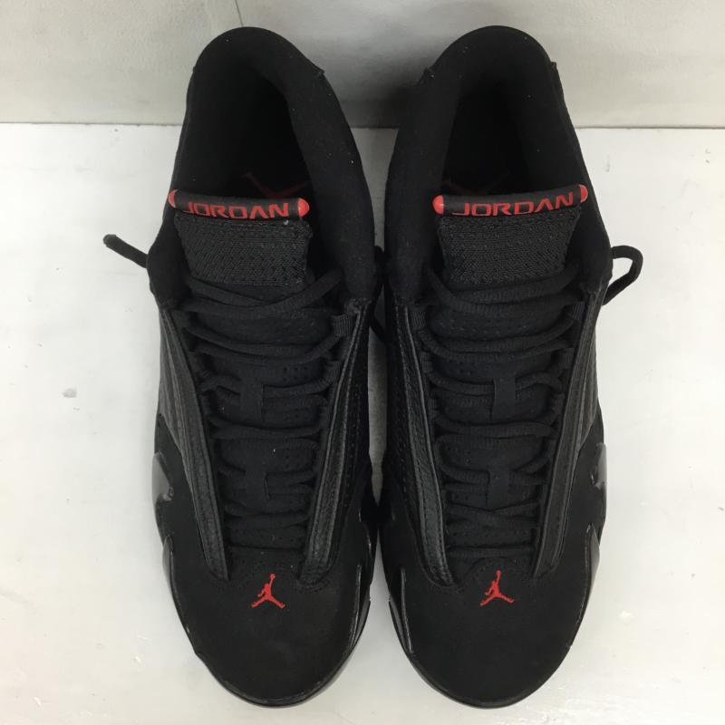 ナイキ NIKE スニーカー スニーカー 487471-003 AIR JORDAN 14 LAST SHOT ART OF A CHAMPION COLLECTION 28.0cm ロゴ、文字 黒 / ブラック / X 赤 / レッド /  メンズ USED 古着 中古 10136412