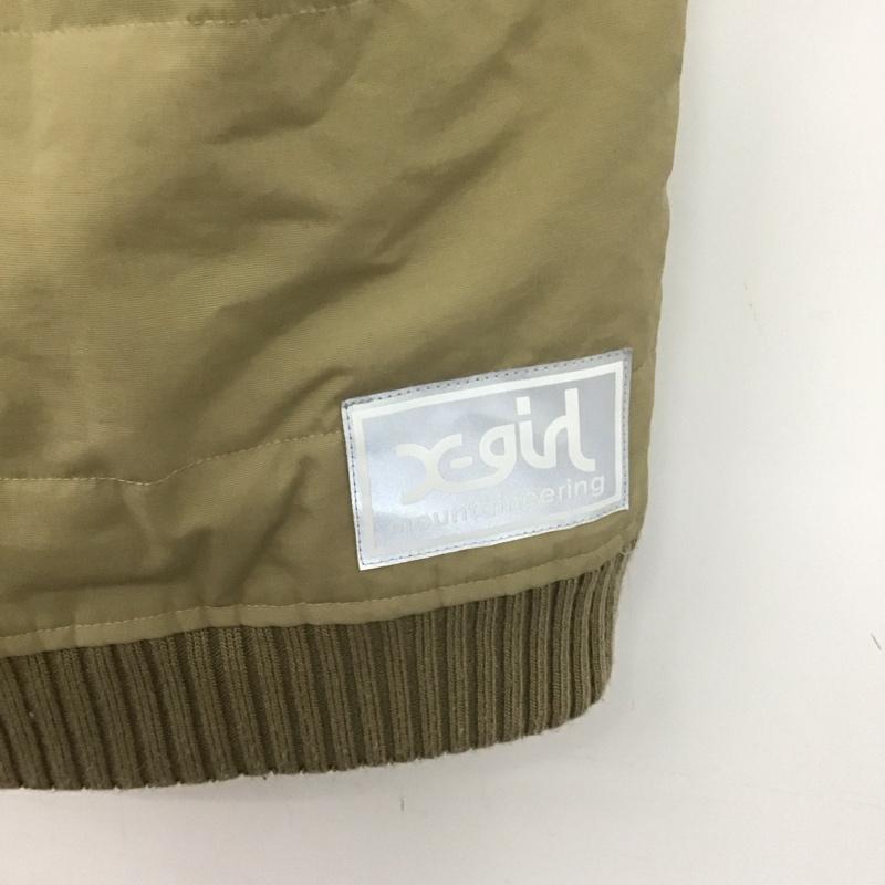 エックスガール X-girl ベスト ベスト リバーシブル 2 無地 X チェック ベージュ / ベージュ / X マルチカラー / マルチカラー /  レディース USED 古着 中古 10140218