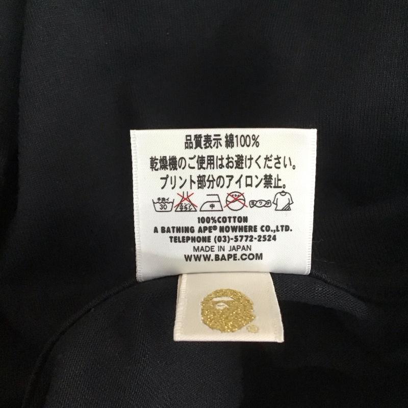 ベイプ BAPE Tシャツ 半袖 半袖カットソー プリントTシャツ クルーネックカットソー BBC L プリント 黒 / ブラック /  メンズ USED 古着 中古 10111944