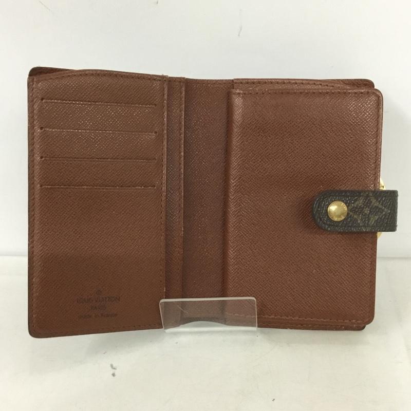 ルイヴィトン LOUIS VUITTON 財布 二つ折り M10051 がま口 モノグラム ロゴ、文字 茶 / ブラウン /  レディース USED 古着 中古 10138112