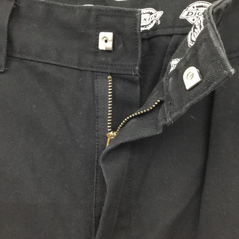 ディッキーズ Dickies パンツ ワークパンツ、ペインターパンツ ワークパンツ ワイドパンツ カジュアルパンツ 30インチ 無地 黒 / ブラック /  メンズ USED 古着 中古 10120095