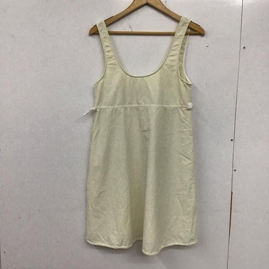 ザラ ZARA ワンピース ミニスカート S 無地 アイボリー / アイボリー /  レディース USED 古着 中古 10139990