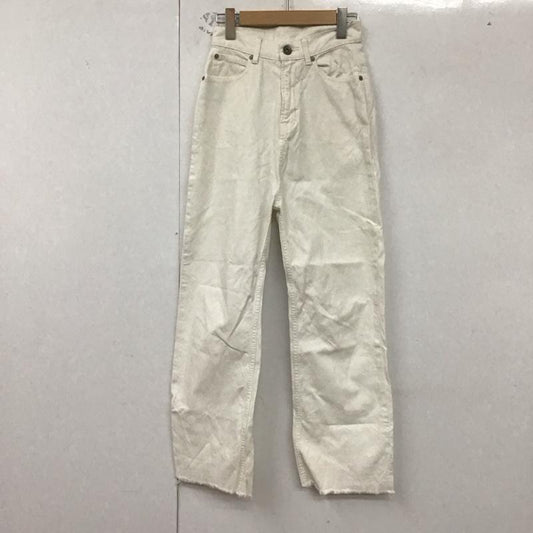 ジーナシス JEANASIS パンツ デニム、ジーンズ S 無地 白 / ホワイト /  レディース USED 古着 中古 10129737