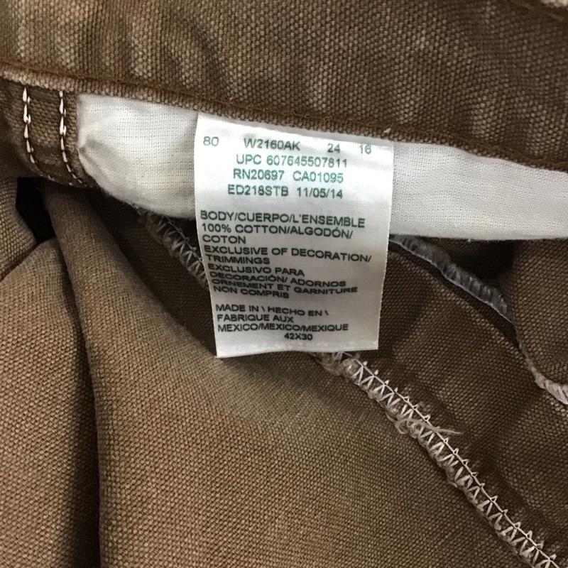 ディッキーズ Dickies パンツ ワークパンツ、ペインターパンツ ED218STB 42 × 30 40インチ 無地 茶 / ブラウン /  メンズ USED 古着 中古 10109544