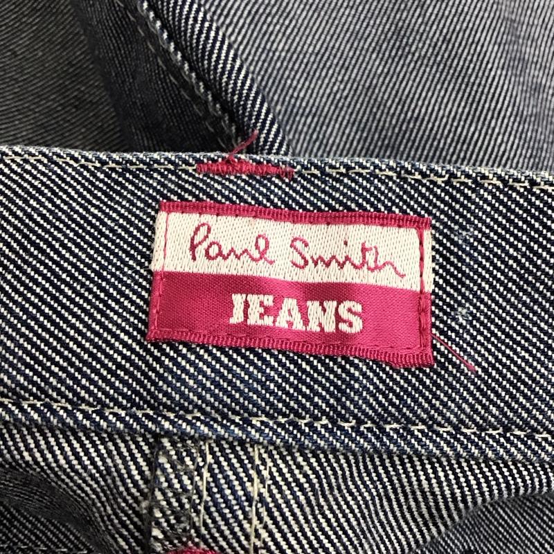 ポールスミスジーンズ Paul Smith JEANS スカート ひざ丈スカート デニム バックスリット 42 ワンポイント 紺 / ネイビー /  レディース USED 古着 中古 10115108