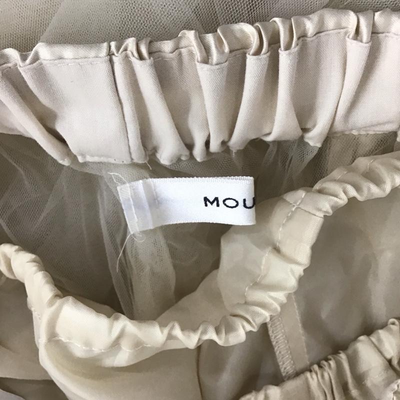 マウジー MOUSSY スカート ロングスカート 010GA730-6680 TULLE DRAWSTRING MAXI SKIRT チュール 1 無地 アイボリー / アイボリー /  レディース USED 古着 中古 10149487
