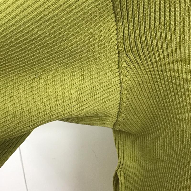 エムアンダーバー M_ ワンピース ロングスカート 010EA370-5520 RIB KNIT DRESS エムアンダーバー リブ 2 無地 緑 / グリーン /  レディース USED 古着 中古 10108233