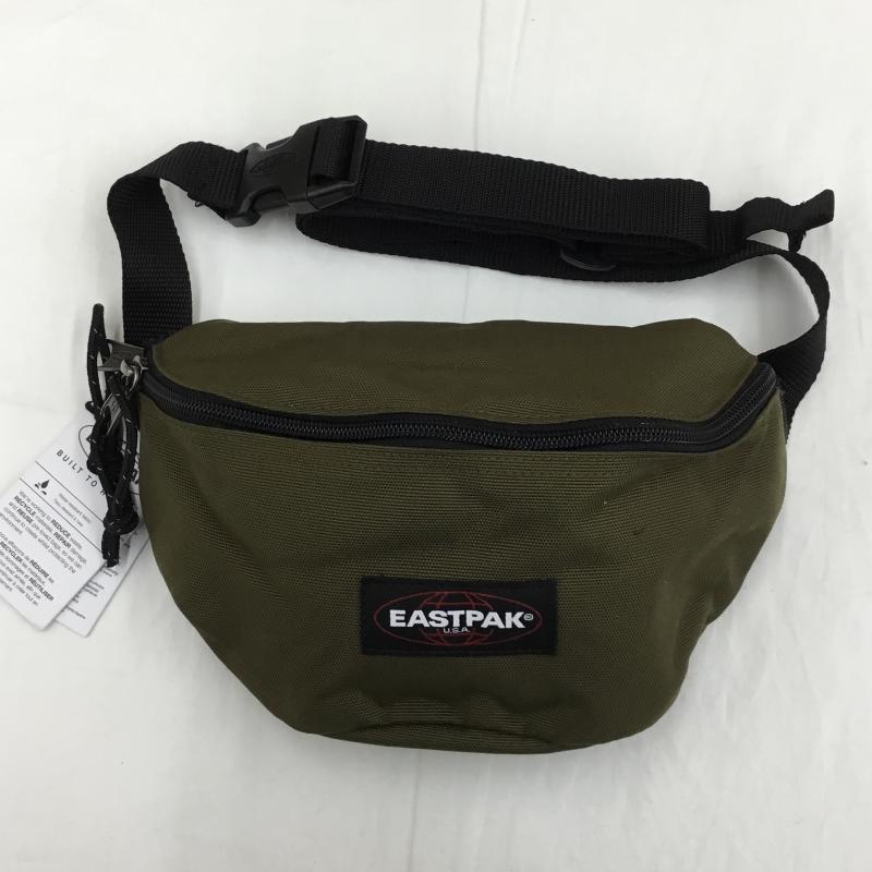 イーストパック EASTPAK ウエストバッグ ウエストバッグ EK000074J32　Eastpak Springer 2L Waist Bag ロゴ、文字 カーキ / カーキ / X 黒 / ブラック /  メンズ USED 古着 中古 10130259