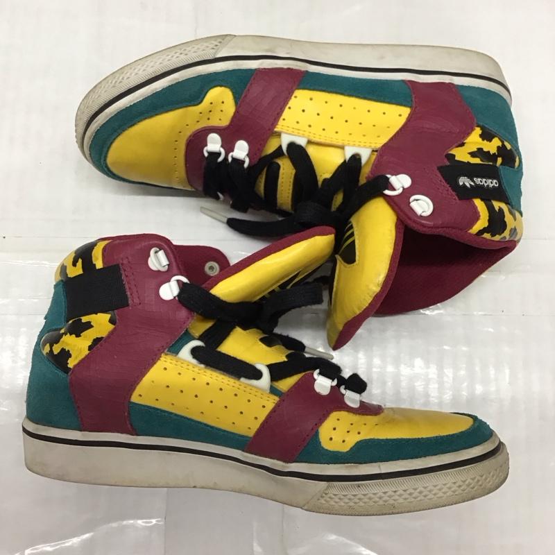 アディダス adidas スニーカー スニーカー G12400 HARDLAND 22.5cm ハイカット 22.5cm 総柄 マルチカラー / マルチカラー /  レディース USED 古着 中古 10118416