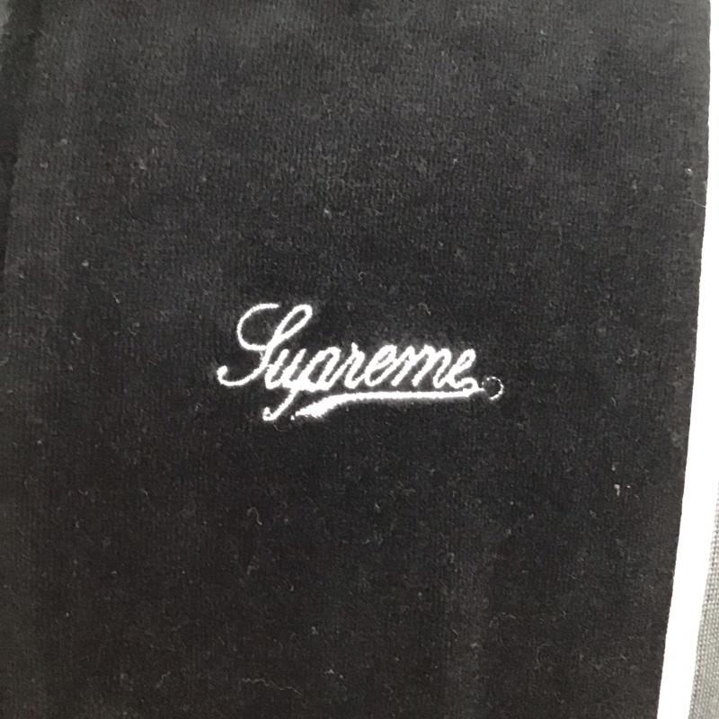 シュプリーム Supreme シャツ、ブラウス 半袖 ベロア生地フルジップ半袖シャツ M 無地 黒 / ブラック /  メンズ USED 古着 中古 10121751