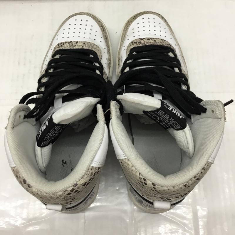 ナイキ NIKE スニーカー スニーカー FB1318-100 TERMINATOR HIGH 28cm 箱有 スネーク 28.0cm ロゴ、文字 白 / ホワイト / X 黒 / ブラック / X ベージュ / ベージュ /  メンズ USED 古着 中古 10107571