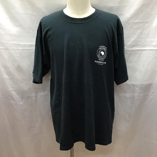 ラッツ RATS Tシャツ 半袖 21RT-0601 バックプリント BIG LOGO L ロゴ、文字 黒 / ブラック /  メンズ USED 古着 中古 10118034