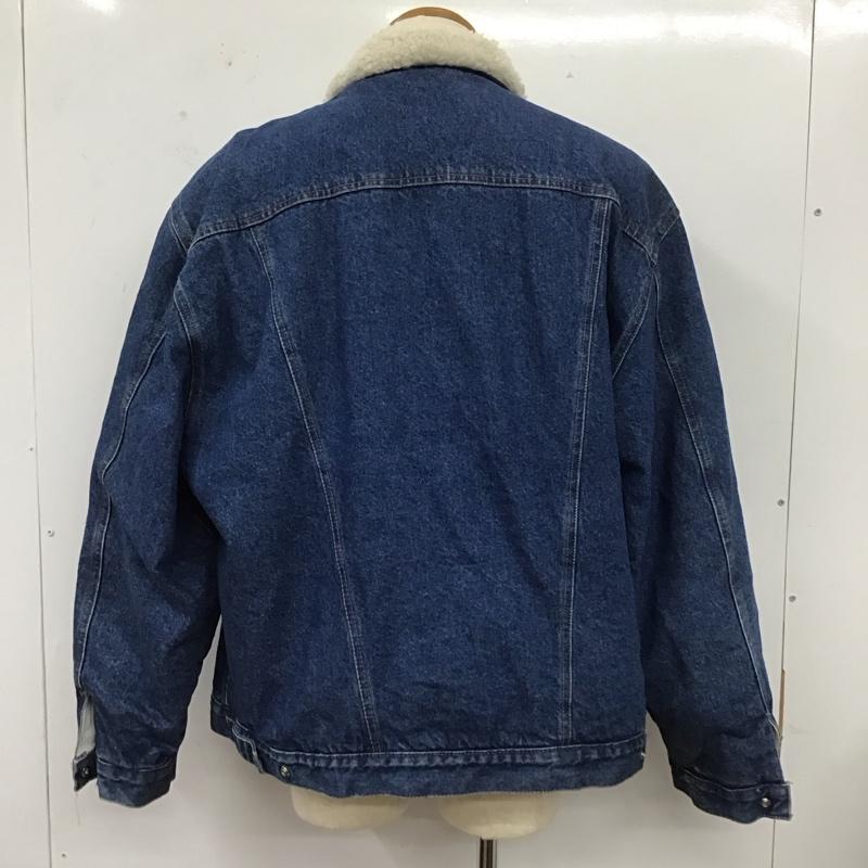 ラングラー Wrangler ジャケット、上着 ジャケット、ブレザー デニムジャケット カラージャケット 長袖ジャケット Gジャン ロゴ、文字 インディゴ / インディゴ /  メンズ USED 古着 中古 10112719