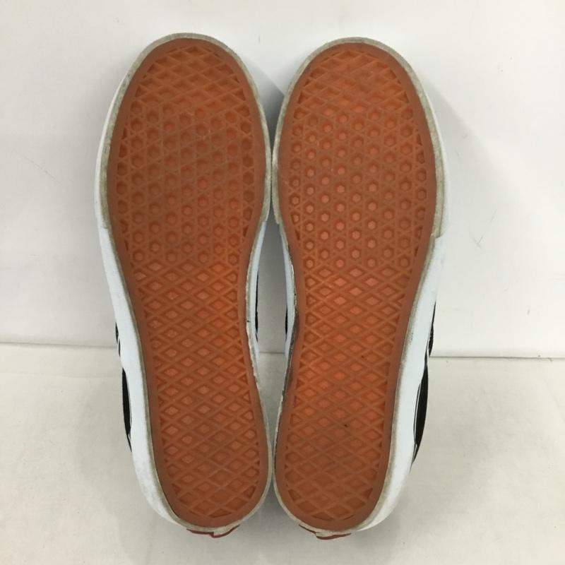 バンズ VANS スリッポン スリッポン V98CLA SLIP ON スニーカー 27.5m 27.5cm ロゴ、文字 黒 / ブラック / X 白 / ホワイト /  メンズ USED 古着 中古 10150242