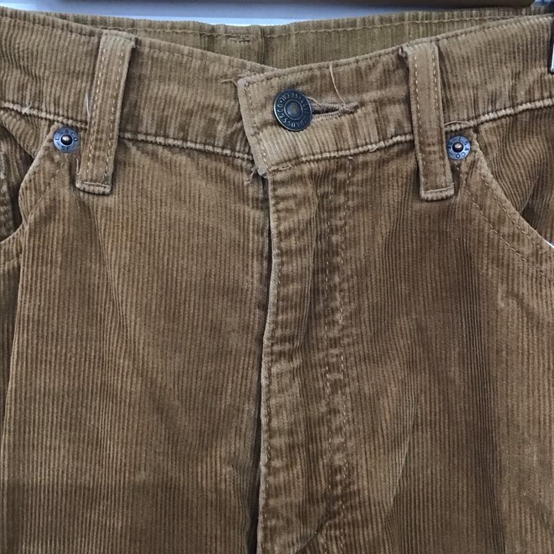リーバイストラウスアンドコー Levi Strauss & co. パンツ デニム、ジーンズ コーデュロイパンツ スリムパンツ ストレッチパンツ 31インチ 無地 茶 / ブラウン /  メンズ USED 古着 中古 10143864