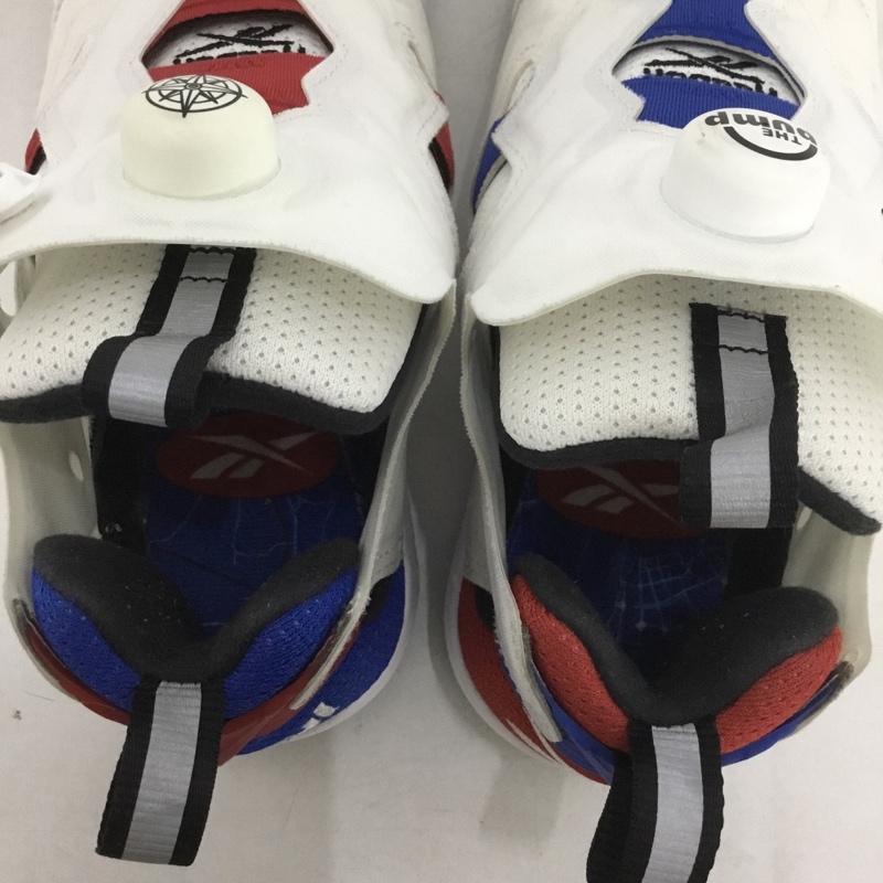 リーボック Reebok スニーカー スニーカー FW4756 INSTAPUMP FURY CITY PACK SEOUL US4.5 US：4.5 ロゴ、文字 白 / ホワイト / X 青 / ブルー / X 赤 / レッド /  レディース USED 古着 中古 10141035