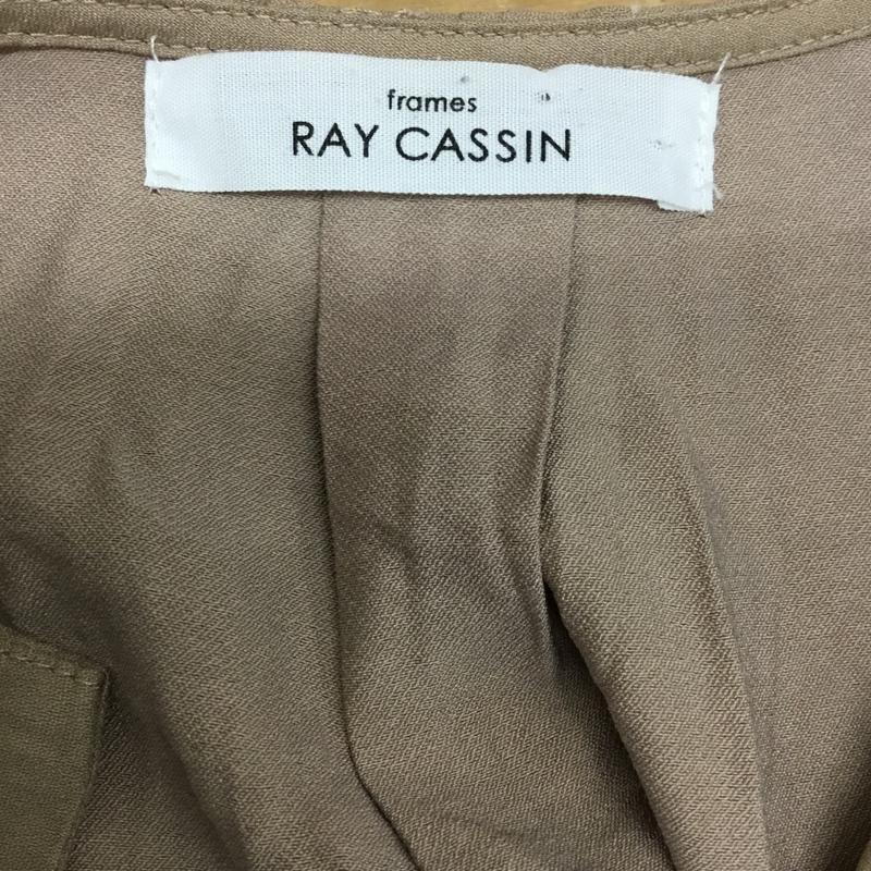 レイカズン Ray Cassin ワンピース ロングスカート 半袖ロングワンピース フレアスカート 切り替えワンピース FREE 無地 茶 / ブラウン /  レディース USED 古着 中古 10115809