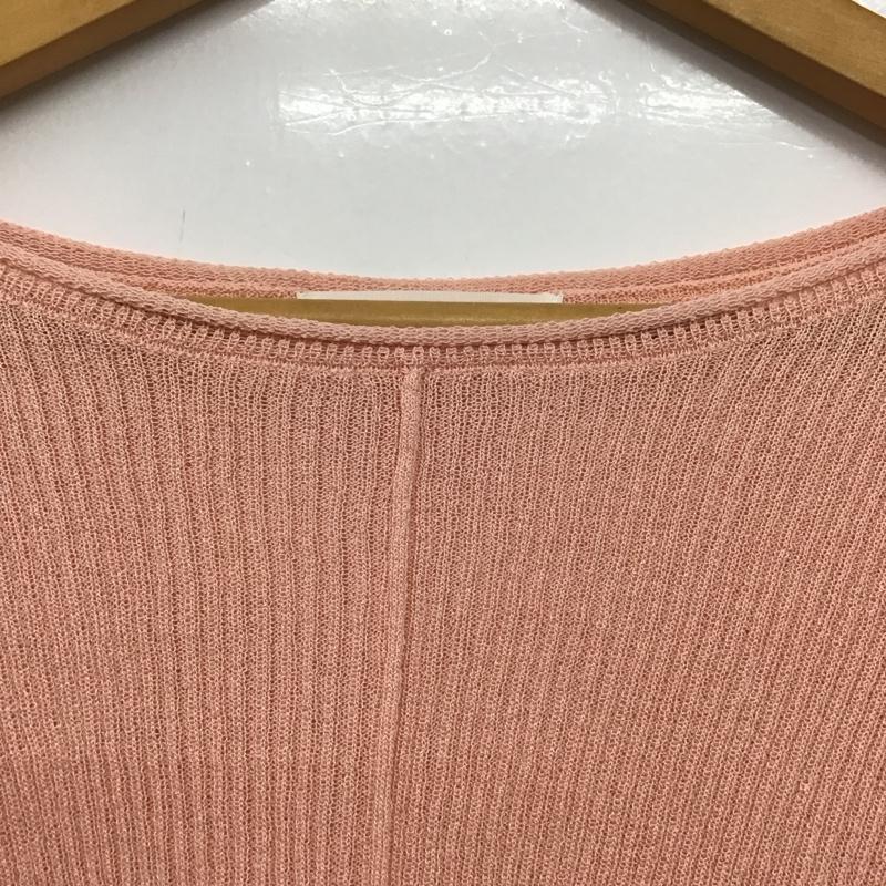 ディスコート Discoat カットソー 長袖 FREE 無地 桃 / ピンク /  レディース USED 古着 中古 10144262