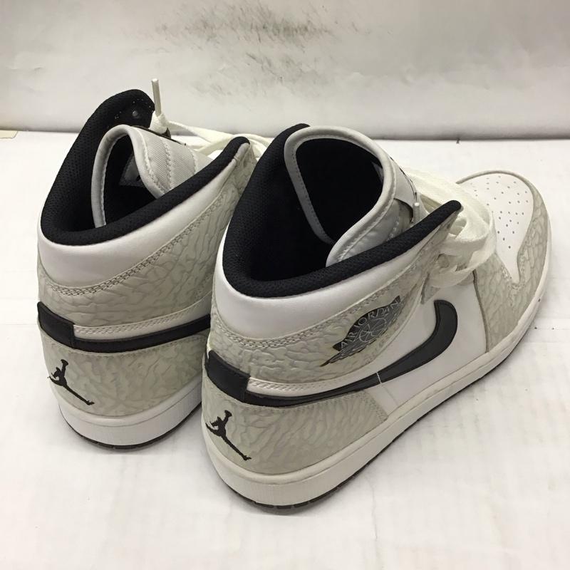 ナイキ NIKE スニーカー スニーカー 839115-106 AIR JORDAN 1 RETRO HIGH 27.5cm 27.5cm ロゴ、文字 白 / ホワイト / X 黒 / ブラック / X 灰 / グレー /  メンズ USED 古着 中古 10114265