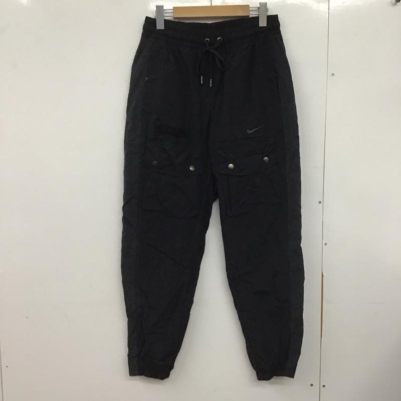 ナイキ NIKE パンツ ワークパンツ、ペインターパンツ bv5371-082 ウーブンパンツ ワイドパンツ M ロゴ、文字 黒 / ブラック /  メンズ USED 古着 中古 10146726