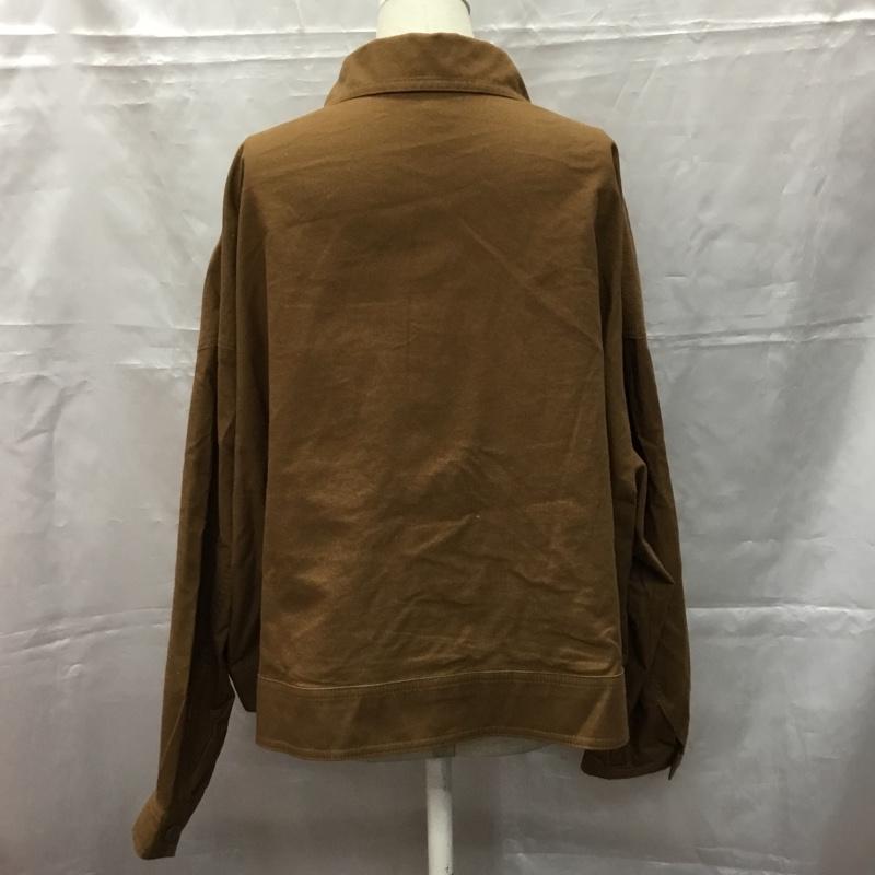 スライ SLY ジャケット、上着 ジャケット、ブレザー 030DAM30-4480 COTTON LIGHT SH JK シャツジャケット FREE 無地 茶 / ブラウン /  レディース USED 古着 中古 10107335