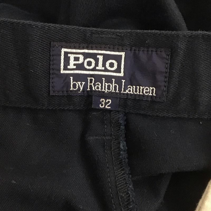ポロバイラルフローレン Polo by RALPH LAUREN パンツ チノパン チノパン カジュアルパンツ ワイドパンツ ストレートパンツ 32インチ 無地 紺 / ネイビー /  メンズ USED 古着 中古 10112803