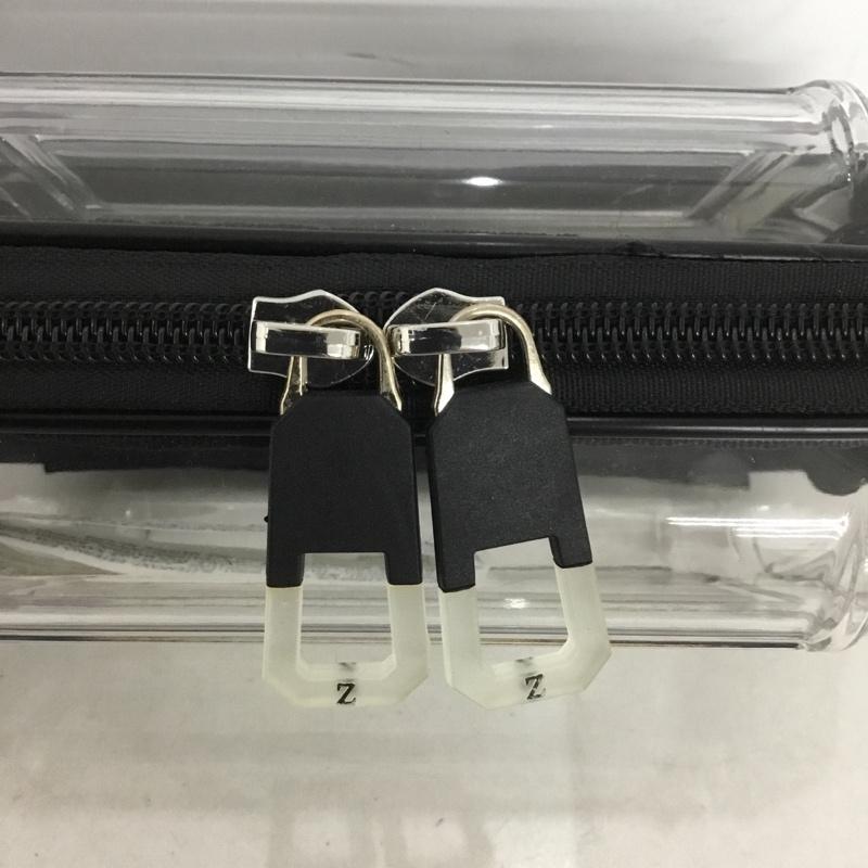 ザラ ZARA ショルダーバッグ ショルダーバッグ 3918 520 087 クリアバッグ ミニバッグ 無地 透明 / クリア / X 黒 / ブラック /  レディース USED 古着 中古 10140482