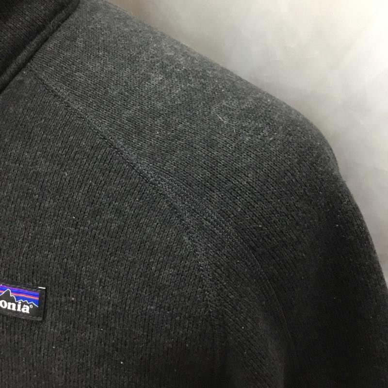 パタゴニア patagonia ニット、セーター 長袖 25522FA16 ベターセーター/ハーフジップ L 無地 黒 / ブラック /  メンズ USED 古着 中古 10113457