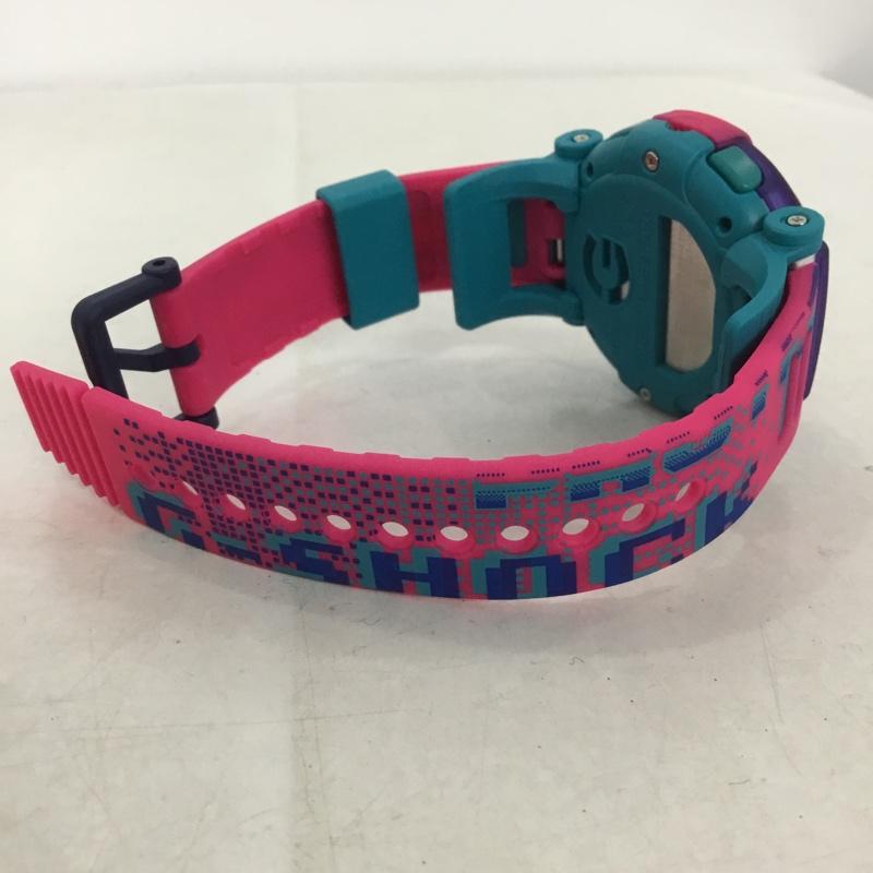 ジーショック G-SHOCK 腕時計 デジタル 2022DJ15804 GA-B001 箱有 ロゴ、文字 桃 / ピンク / X 紫 / パープル / X 水色 / ライトブルー /  メンズ USED 古着 中古 10140614