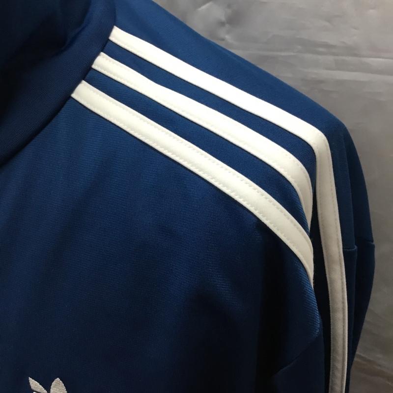 アディダス adidas ジャケット、上着 ジャンパー、ブルゾン dv1529 FIREBIRDTRACKTOP ジップアップジャケット ジャージ ロゴ、文字 青 / ブルー /  メンズ USED 古着 中古 10121979
