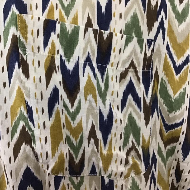 古着 USED シャツ、ブラウス 半袖 LUCKY FIELD オープンカラーシャツ 開襟 レーヨン FREE 総柄 マルチカラー / マルチカラー /  メンズ USED 古着 中古 10116810