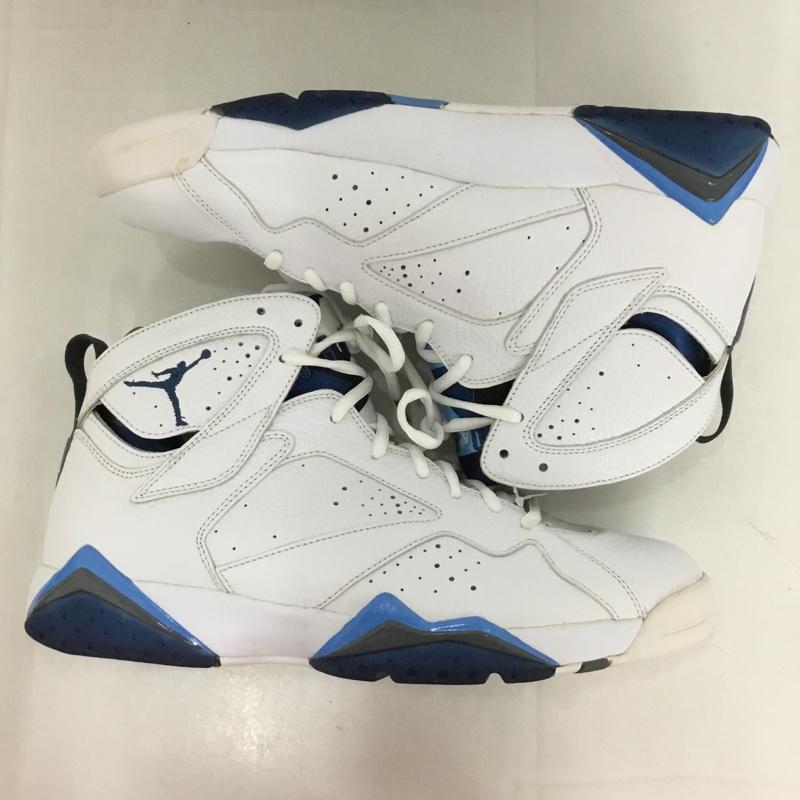 ナイキ NIKE スニーカー スニーカー 304775-107 AIR JORDAN 7 RETRO 29.5cm 箱有 29.5cm ロゴ、文字 白 / ホワイト / X 青 / ブルー /  メンズ USED 古着 中古 10130181