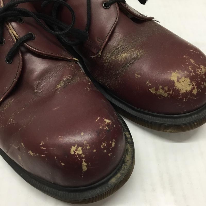 ドクターマーチン Dr.Martens 革靴 革靴 AW006 3ホール FH1925 イングランド製 8 無地 ボルドー / ボルドー /  メンズ USED 古着 中古 10120724