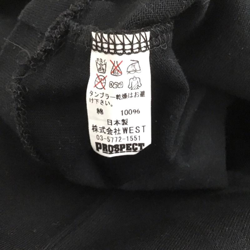 プロスペクト PROSPECT Tシャツ 半袖 半袖カットソー プリントTシャツ クルーネックカットソー S ロゴ、文字 黒 / ブラック /  メンズ USED 古着 中古 10126631