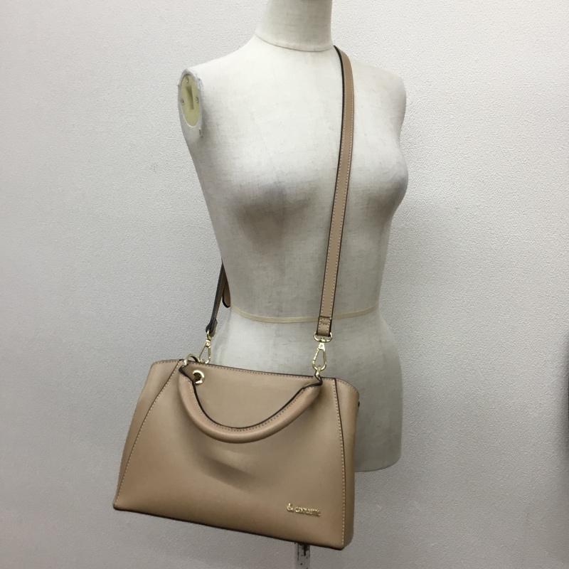 アンドシュエット & chouette ハンドバッグ ハンドバッグ 2WAY ショルダー ロゴ、文字 ベージュ / ベージュ / X 金 / ゴールド /  レディース USED 古着 中古 10117616