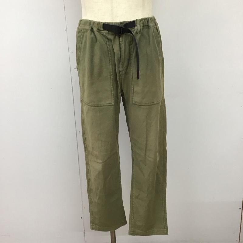グラミチ GRAMICCI パンツ ワークパンツ、ペインターパンツ GMP-19F1140-1 ミリタリーパンツ ワイドパンツ M 無地 カーキ / カーキ /  メンズ USED 古着 中古 10117477