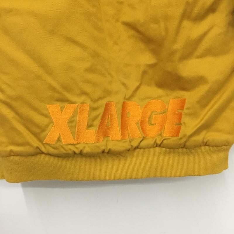 エクストララージ XLARGE ジャケット、上着 ジャンパー、ブルゾン ジップアップジャケット ジャンパー ジャケット カジュアルジャケット アウター 140cm ロゴ、文字 マスタード / マスタード /  ボーイズ USED 古着 中古 10116538