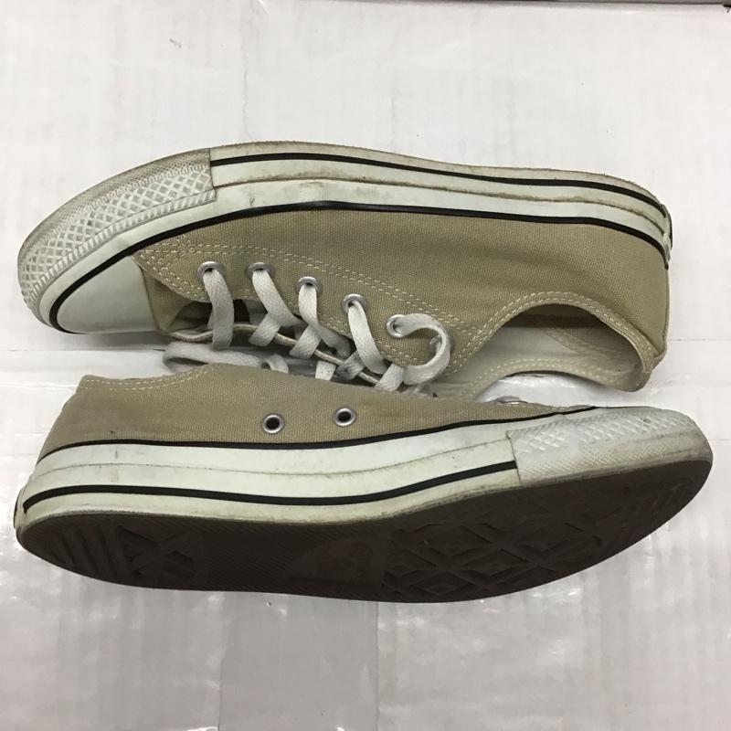 コンバース CONVERSE スニーカー スニーカー 1CL129 CANVAS ALL STAR COLORS OX 25.5cm 25.5cm ロゴ、文字 ベージュ / ベージュ /  メンズ USED 古着 中古 10116233