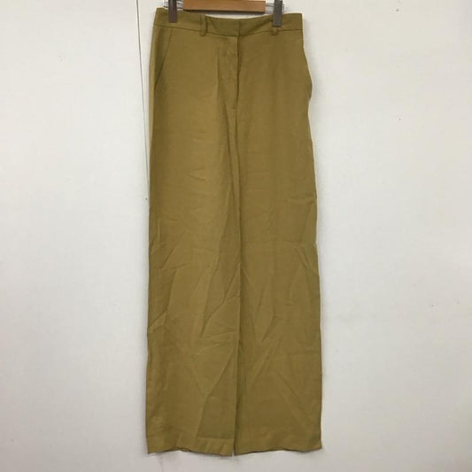 ザラ ZARA パンツ スラックス 2753 222 510 ワイドパンツ タグ付き M 無地 マスタード / マスタード /  レディース USED 古着 中古 10113010