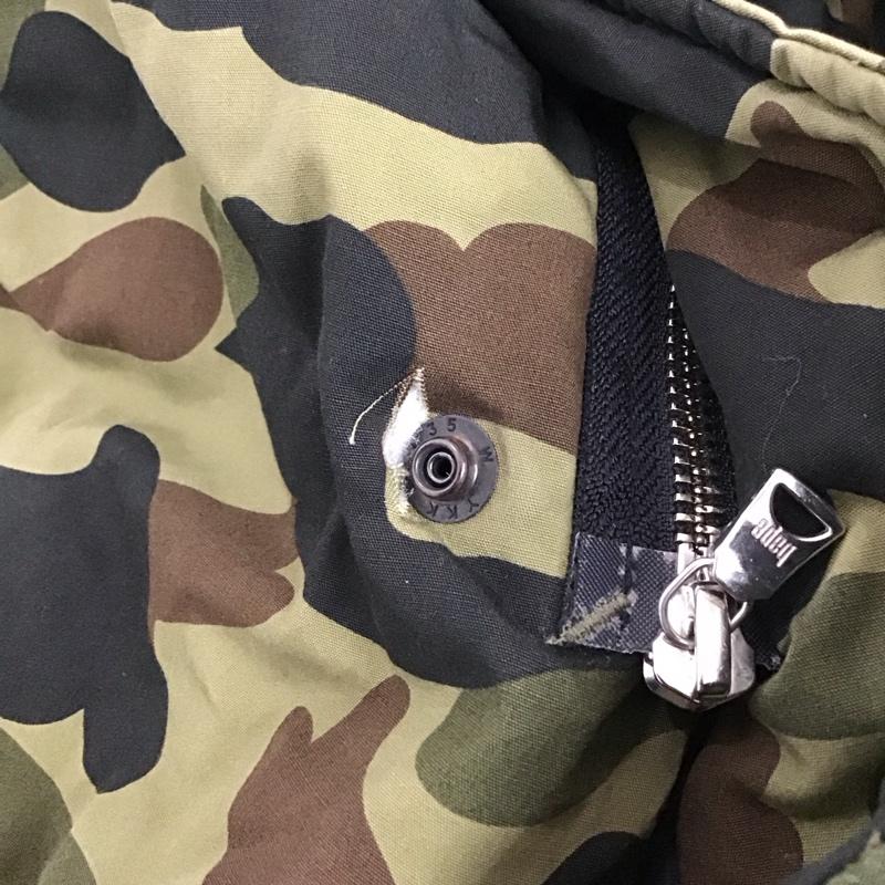アベイシングエイプ A BATHING APE ジャケット、上着 ジャンパー、ブルゾン ジップアップジャケット ロングジャケット アウター フード付きアウター XL 総柄 マルチカラー / マルチカラー /  メンズ USED 古着 中古 10119224