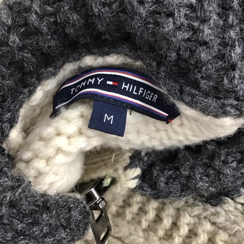 トミーヒルフィガー TOMMY HILFIGER ジャケット、上着 ジャンパー、ブルゾン ジップアップジャケット ニットジャケット アウター カラーニットジャケット M プリント マルチカラー / マルチカラー /  メンズ USED 古着 中古 10108682