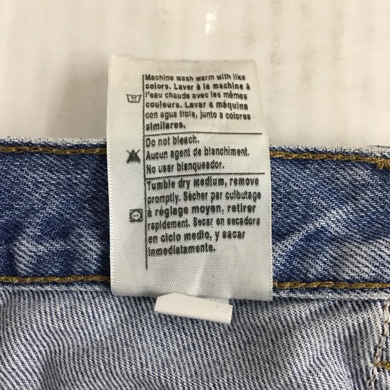 カーハート Carhartt パンツ デニム、ジーンズ デニムパンツ ストレートパンツ ワイドパンツ カジュアルパンツ 36 無地 インディゴ / インディゴ /  メンズ USED 古着 中古 10111473