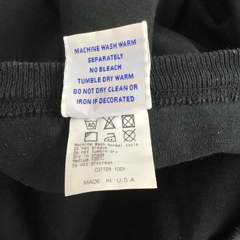 チャンピオン Champion Tシャツ 半袖 L 無地 黒 / ブラック /  メンズ USED 古着 中古 10107997