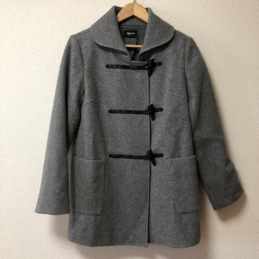 アラミスリュクス ARAMIS LUXE コート コート一般 38 無地 灰 / グレー / X 黒 / ブラック /  レディース USED 古着 中古 10008629
