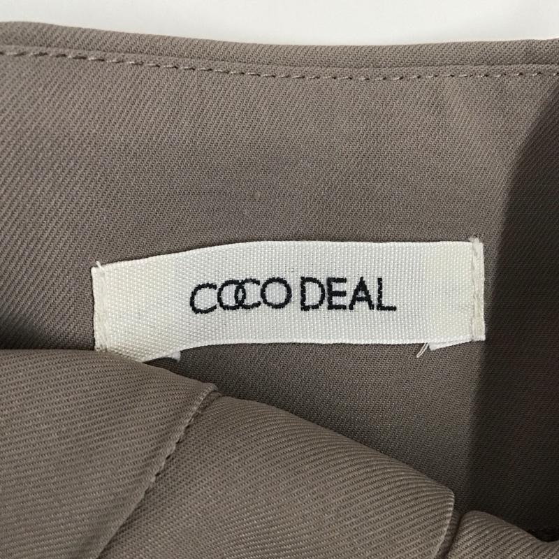 ココ ディール COCO DEAL スカート ロングスカート 72617317 テープフリルマーメイドスカート 2 無地 茶 / ブラウン /  レディース USED 古着 中古 10112445