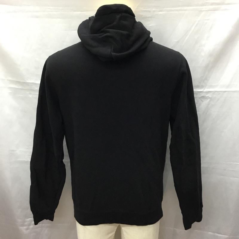 ステューシー STUSSY パーカー 長袖 フーディ S ロゴ、文字 黒 / ブラック /  メンズ USED 古着 中古 10113429